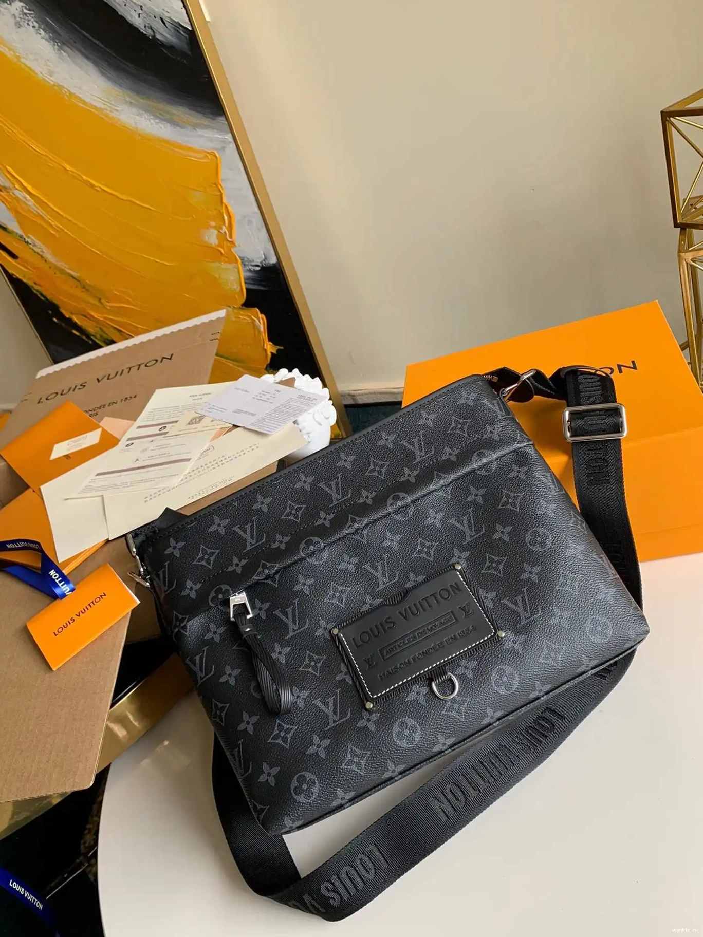 WIS BAG MESSENGER VUITTON LOUIS 0521